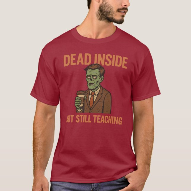 Funny Coffee Halloween T-Shirt (Front)