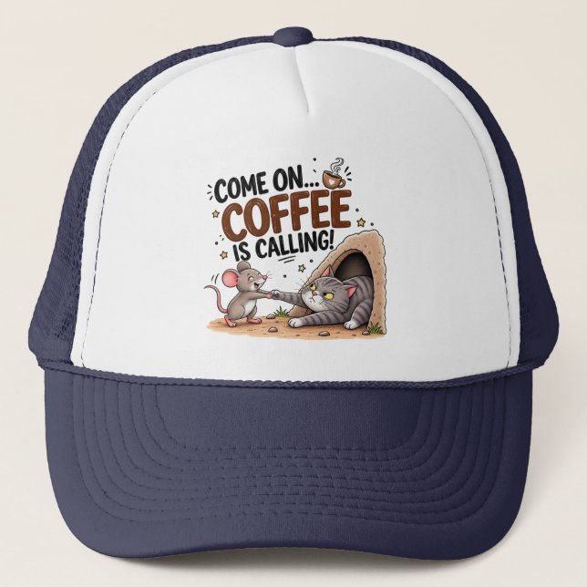 Funny Coffee Hat for Coffee Lovers (Front)