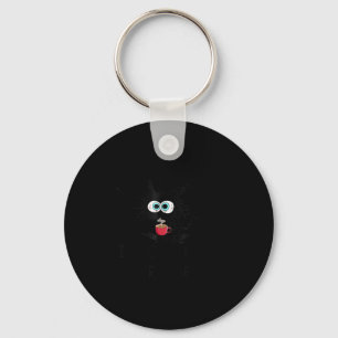 Funny coffee - i don't rise shine i caffeinate hop key ring