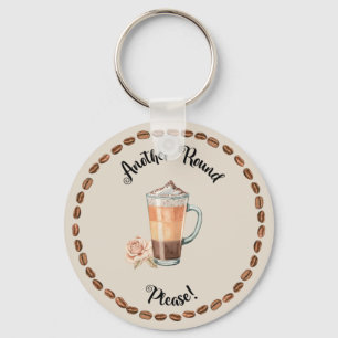 FUNNY COFFEE KEYCHAIN