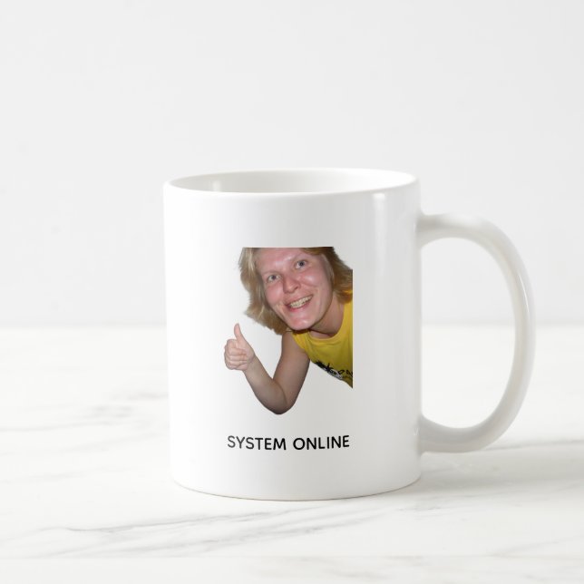 Funny Coffee Loading System Online Meme Mug (Right)