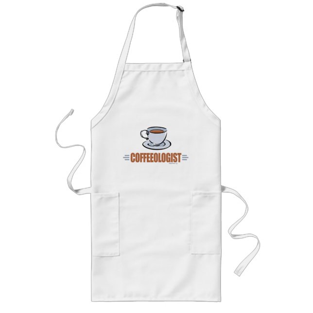 Funny Coffee Long Apron (Front)