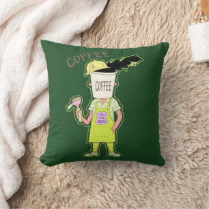 Funny Coffee Lover – Fuel for Ideas Cushion