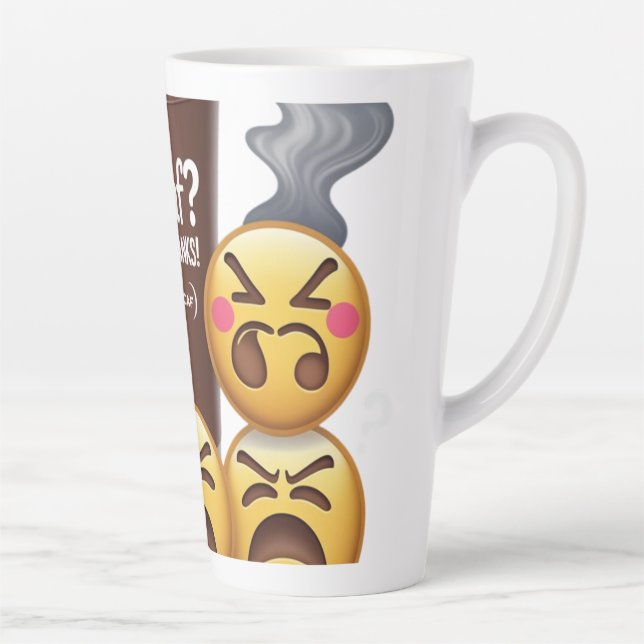 Funny Coffee Lover Latte Mug (Right)