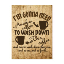 Funny Coffee Lover's Caffeine Typography