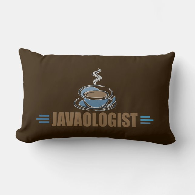 Funny Coffee Lumbar Cushion (Front)