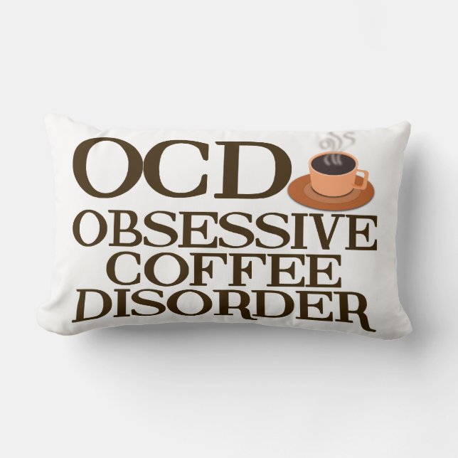 Funny Coffee Lumbar Cushion (Front)