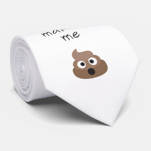 Funny coffee makes me poop emoji phrase tie
