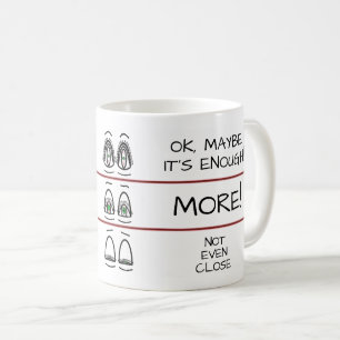Funny Coffee Mood Levels Design Mug