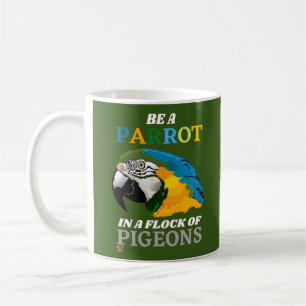 funny coffee mug "BE A PARROT..."