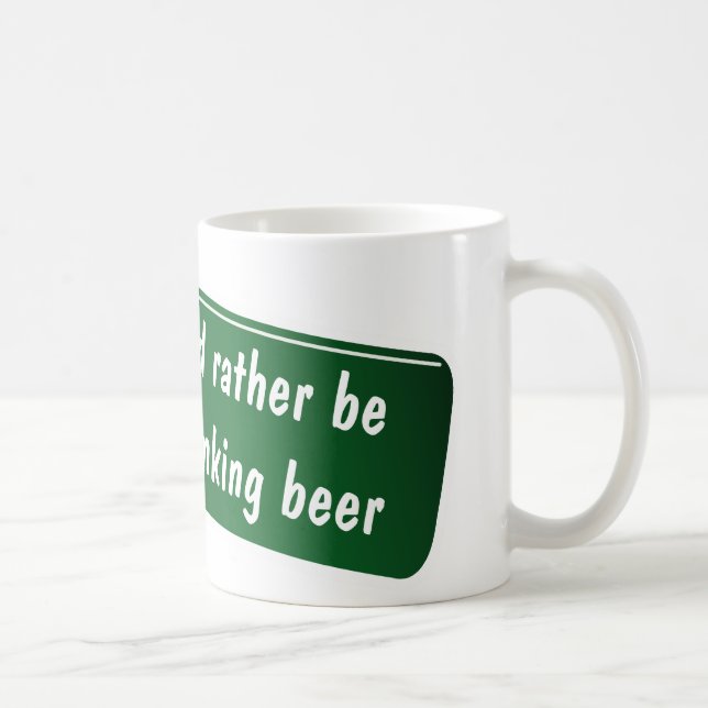 Funny coffee mug for beer lovers (Right)