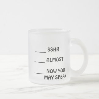 Funny coffee mug for serious coffee drinkers