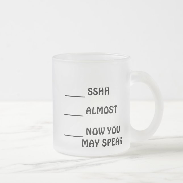 Funny coffee mug for serious coffee drinkers (Right)