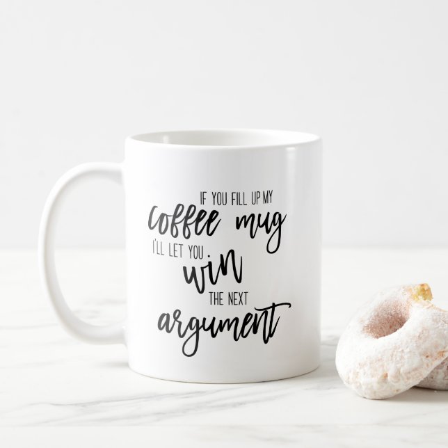 Funny Coffee Mug Gift (With Donut)