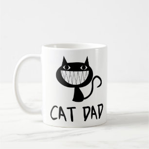Funny Coffee Mug Gift - Cat Dad - Coffee Lover Mug