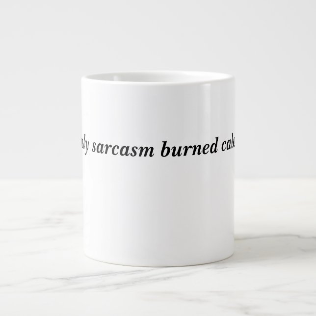 Funny Coffee Mug – Sarcastic Quote for Mornings &  (Front)