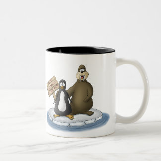 Funny Coffee Mugs: Best Friends Forever Two-Tone Coffee Mug
