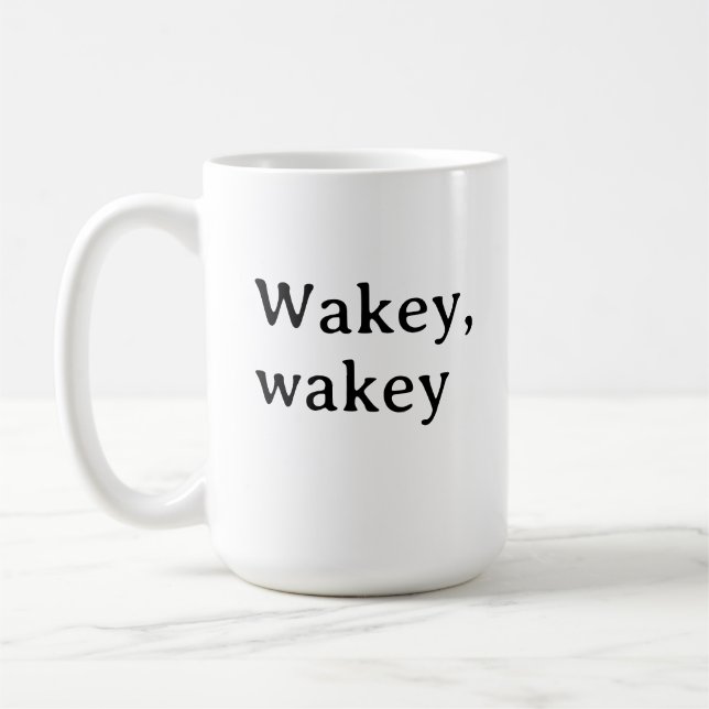 Funny Coffee or Tea Cup Mug (Left)
