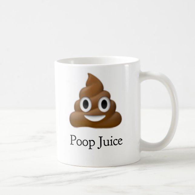 Funny coffee poop juice coffee mug (Right)