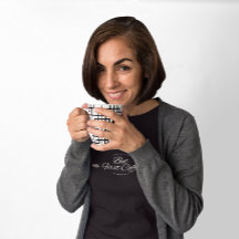 Funny coffee quote  - black