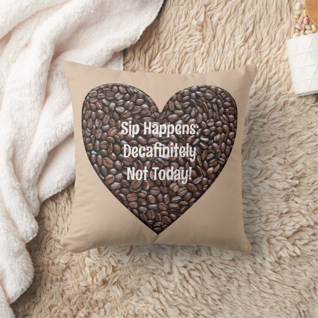 Funny Coffee Saying Cushion (Blanket)