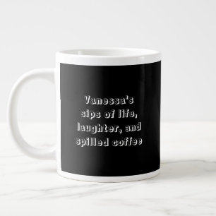 Funny Coffee Saying with Personalisation Mug