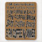Funny Coffee Schedule Standard Mouse Pad