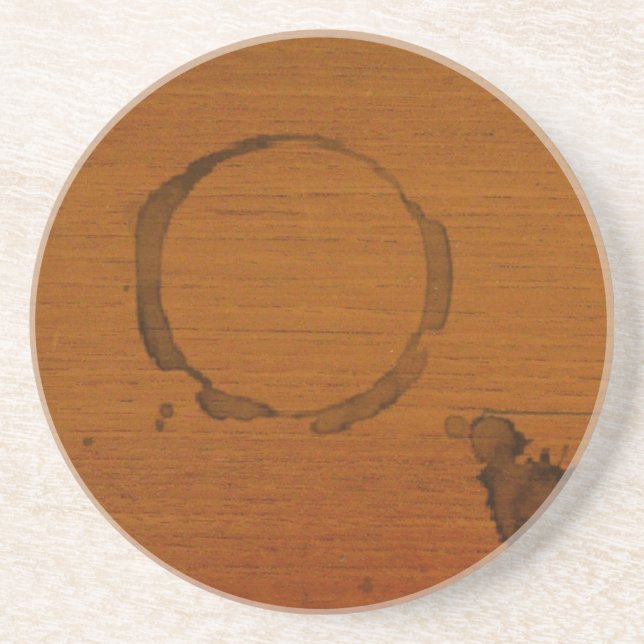 Funny coffee stain coaster (Front)