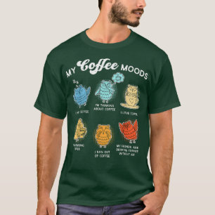 Funny Coffee T, Coffee Lover , Cute Owl T-Shirt
