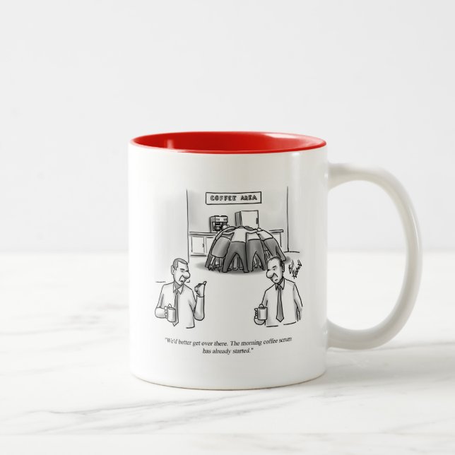 Funny Coffee Workplace Humour Mug (Right)