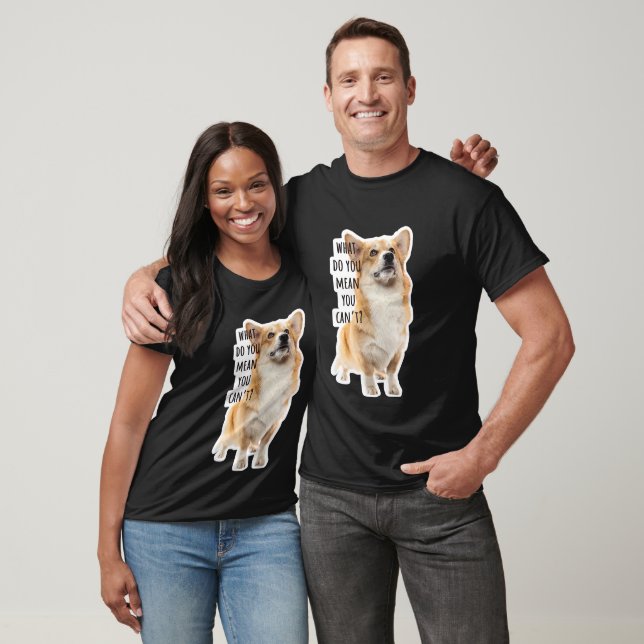 Funny Collage Corgi Meme  T-Shirt (Unisex)