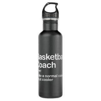 Funny College Basketball Coach Definition Design P 710 Ml Water Bottle