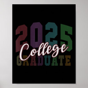 Funny College Graduate University Last Day 2024 - Poster