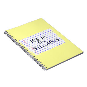 Funny College Professor Notebook