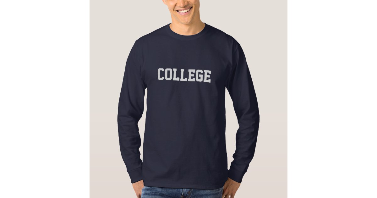 Funny College Shirt | Zazzle