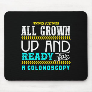 Funny Colonoscopy Joke Medical Humor Checkup Mouse Mat