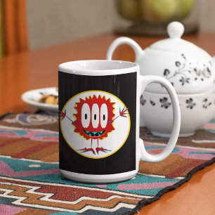Funny, Colorful, Cartoon Monster, Halloween Coffee Mug