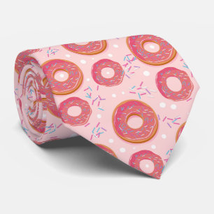 Funny Colorful Doughnut Neck Tie