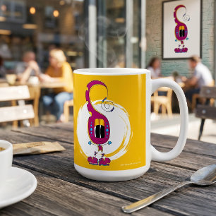 Funny, Colorful, Quirky, Cartoon Character Coffee Mug