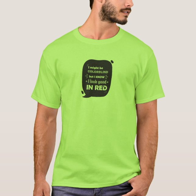 Funny Colour Blind T-shirt (Front)