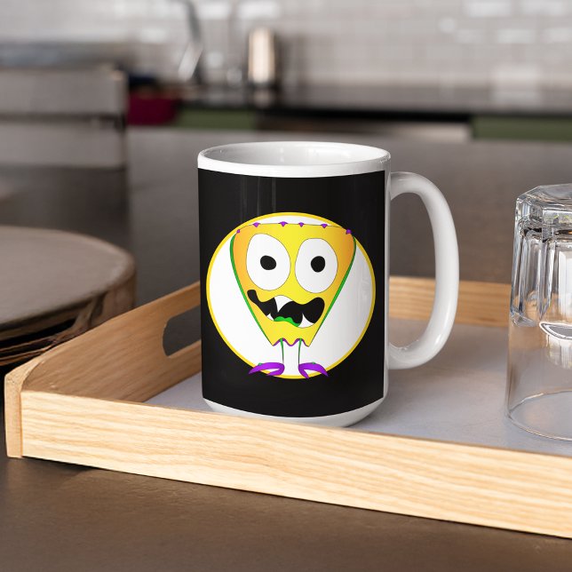 Funny, Colourful, Cartoon Monster, Halloween Coffee Mug (Take a look at this most excellent cartoon monster mug!)