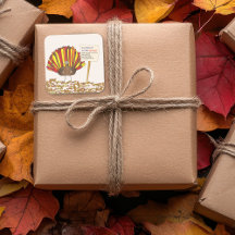 Funny, Colourful Cartoon Thanksgiving Turkey