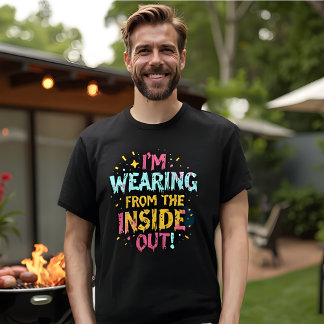 Funny Colourful Emotional Exhaustion Wearing Out T-Shirt