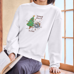Funny Colourful Jingle Bells Holiday Christmas Sweatshirt