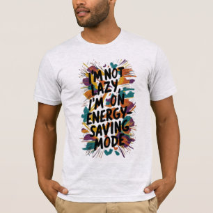 Funny Colourful Procrastination quote T-Shirt