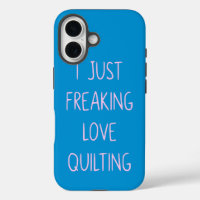 Funny Colourful Quilting Love Saying for Quilters
