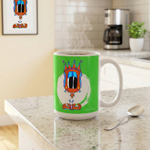 Funny, Colourful, Quirky, Cartoon Character Coffee Mug