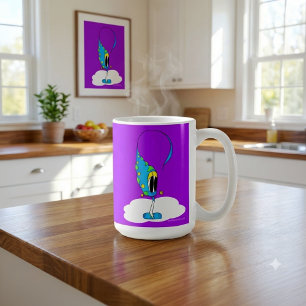 Funny, Colourful, Quirky, Cartoon Character Coffee Mug