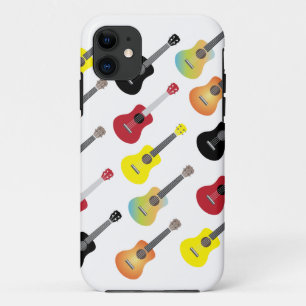 Funny Colourful Ukulele Patterns iPhone 5 Case