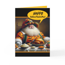 Funny Combo Halloween, Thanksgiving and Christmas